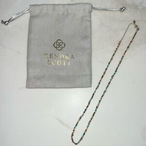 Kendra Scott Scarlet Rainbow Multi-Colored Beaded Choker